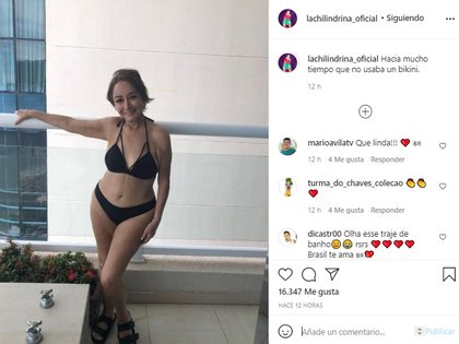 ¡Luce cuerpazo a sus 70 años! ‘La Chilindrina’ enciende las redes por foto en bikini