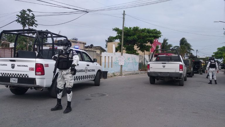 Detenidas varias personas en Cancún, involucrados en delitos de alto impacto y balacera