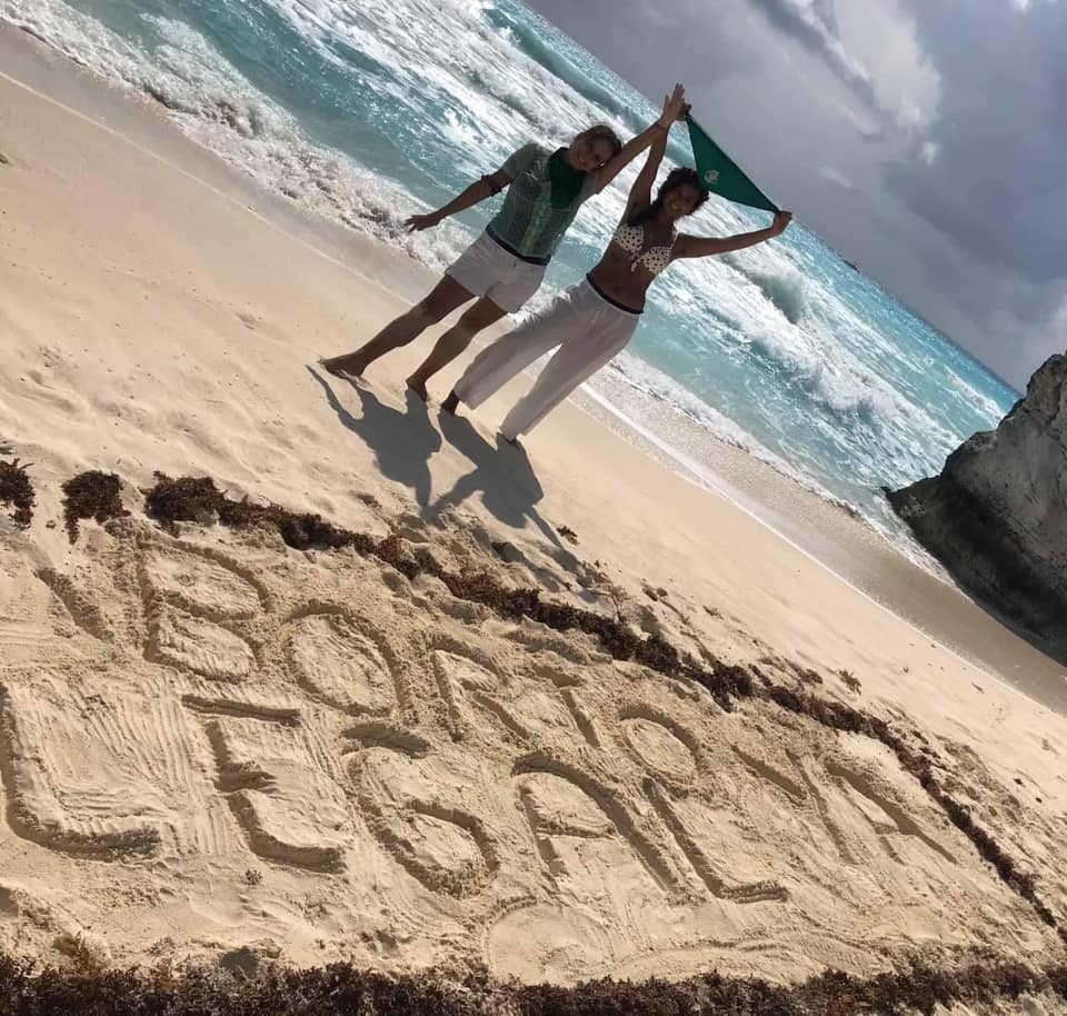 Foto: Siempre Unidas/Hoy en Cancún, feministas de diversas colectivas se reunieron en Cancún para expresar su apoyo para que Quintana Roo sea el tercer estado en despenalizar el aborto.