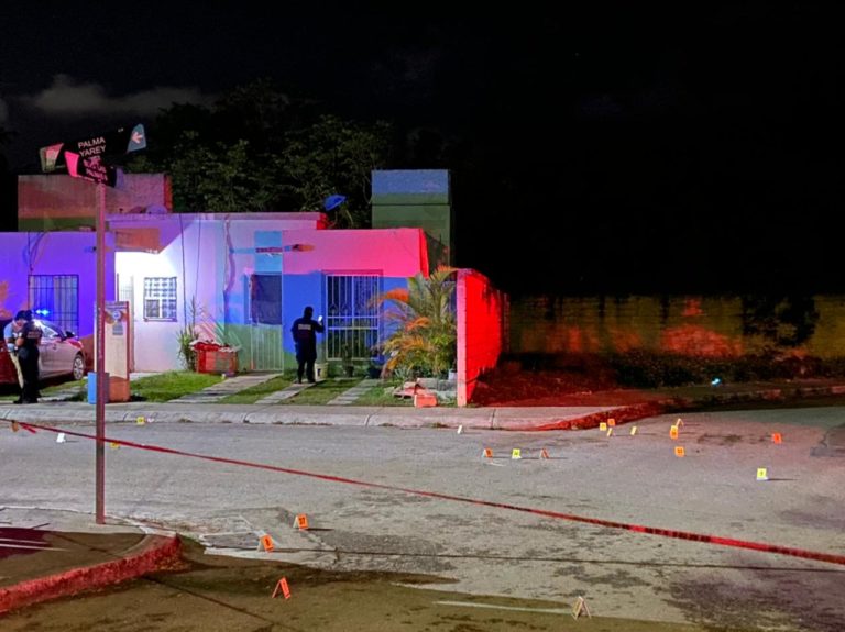 Fallece la persona acribillada a balazos en fraccionamiento de Playa del Carmen y sigue grave niño de cinco años herido