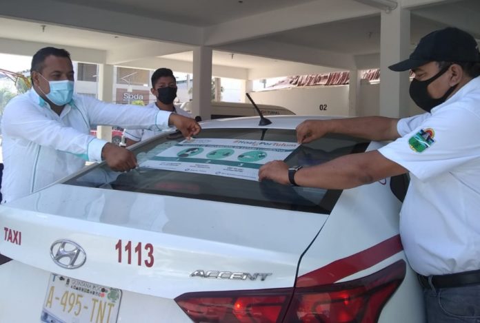 Supervisan que transporte publico de Tulum cumpla con protocolos sanitarios