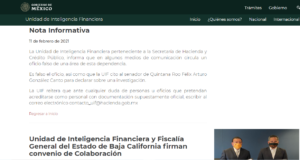 Comunicado de desmentido