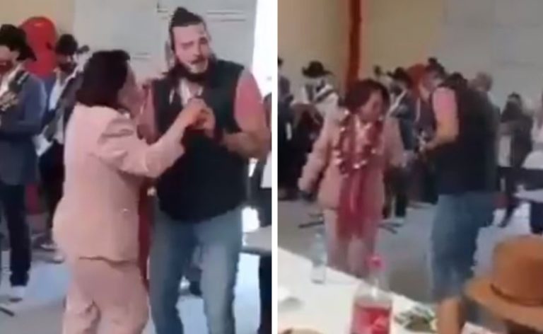 Muestran a precandidata de Morena en una covifiesta sin cubrebocas