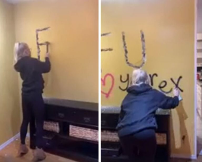 Video: Joven le destroza la casa al exnovio a martillazos por serle infiel