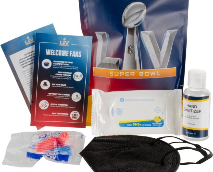 Se ha dado a conocer el kit de protección que se entregará a cada uno de los asistentes al Super Bowl el próximo domingo en Florida
