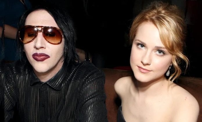 Evan Rachel Wood ha confirmado este día que el ex novio que abusó de ella es el cantante Marilyn Manson, lo que ya muchos sospechaban