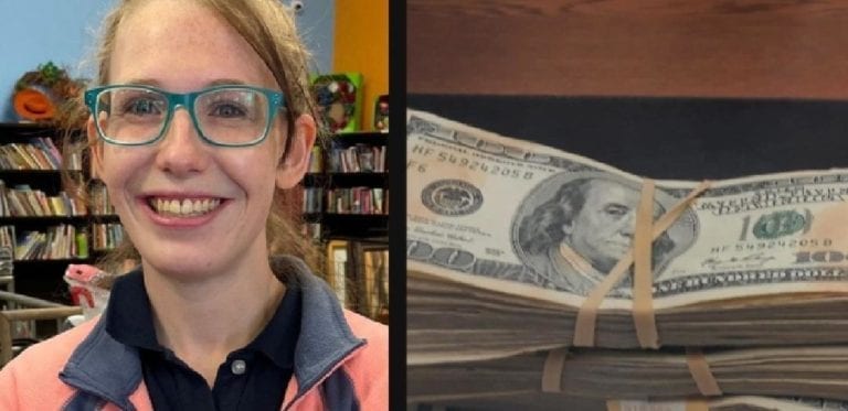 Esta chica devuelve 800 mil pesos que se encontró y por eso se ha viralizado; la joven se ha ganado múltiples elogios por su honestidad