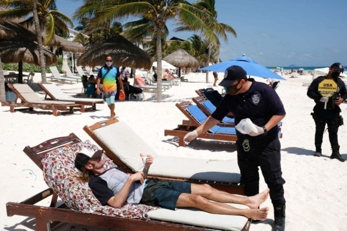 Refuerzan en Puerto Morelos medidas para evitar contagios de Covid-19 en Semana Santa