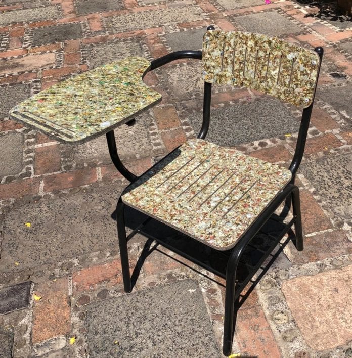 Buscan reciclar para donar pupitres a centros comunitarios con el #RetoAMEXMETetrapack