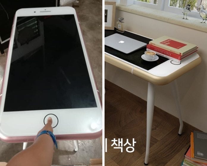 Pide un iphone 7, le llega una mesa