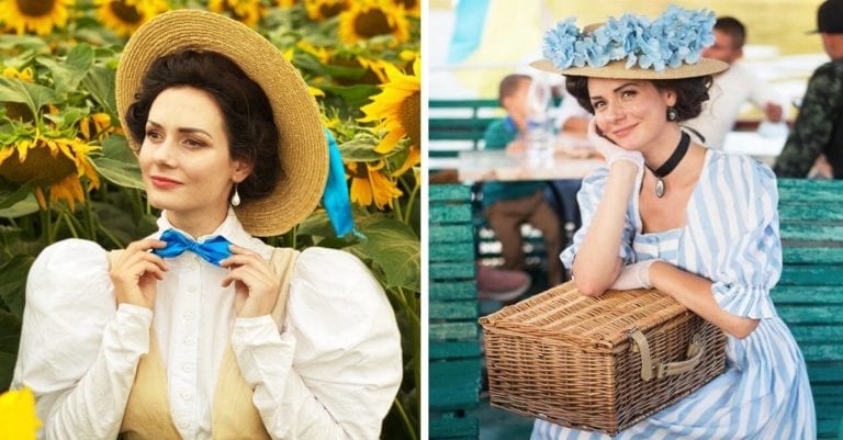 Ella es vintage: esta joven ucraniana se viste todos los días como si viviera en el siglo XIX