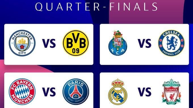 Bayern-PSG y Real Madrid-Liverpool, revanchas en Cuartos de la Champions