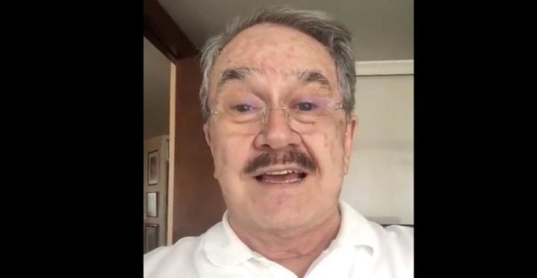 Video: Pedro Sola agradece al gobierno de la Cdmx por haber sido vacunado