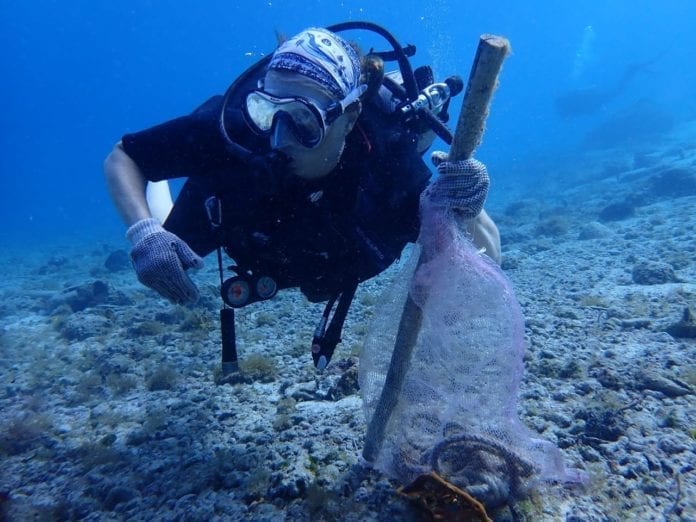 Ambientalistas hallan desechos de construcción en el fondo del mar de Cozumel