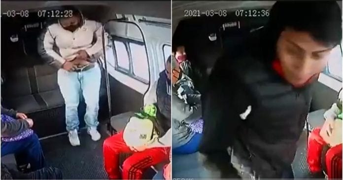 Unos ladrones se subieron a un combi y les quitaron carteras y celulares a los pasajeros; hasta amenazaron con dispararles