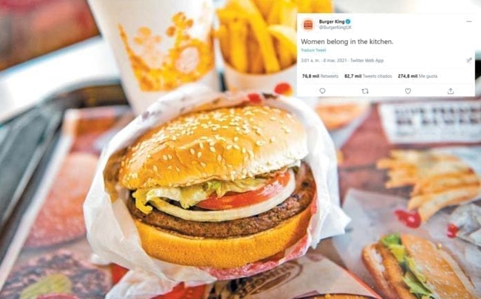Campaña de Burger King por el 8M desata polémica en redes sociales