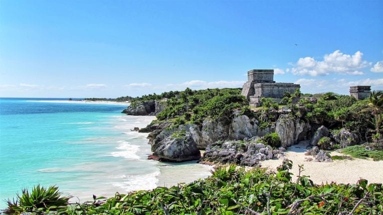 Plasman la belleza de Tulum en billete de la Lotería Nacional