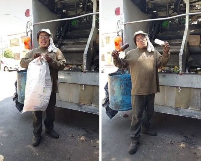 Video: Recolector de basura se vuelve viral en TikTok por sus recomendaciones