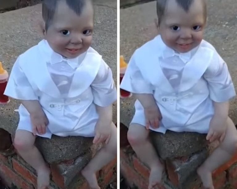 Video: Muñeco se vuelve viral por mover los ojos de un lado a otro de forma diabólica