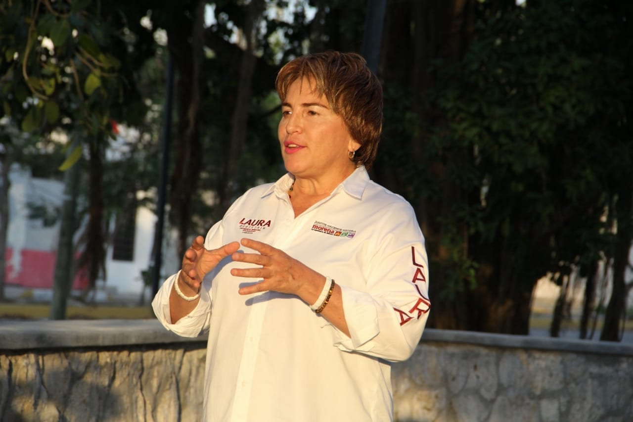 Laura Beristain planteó equipar todos los parques y hacerlos para personas con discapacidad