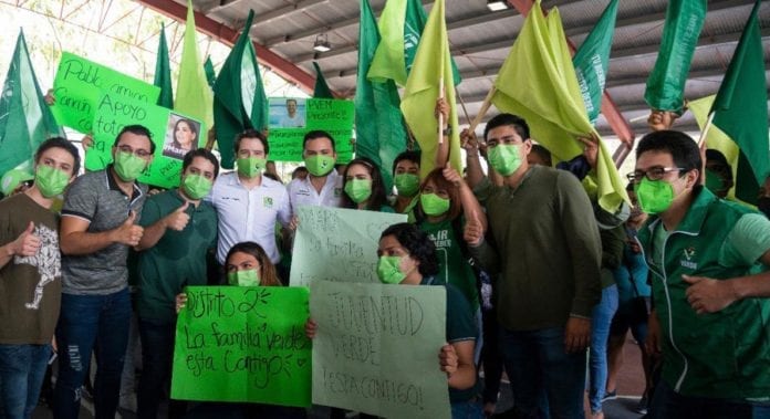 Refrenda el Secretario General del PVEM su apoyo a la candidata a Presidente Municipal de Benito Juárez, Mara Lezama, y a los aspirantes que conforman la alianza “Juntos Haremos Historia en Quintana Roo”