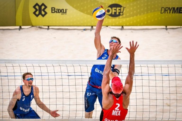 Parejas mexicanas no superan primera ronda de torneo mundial de voleibol de playa en Cancún