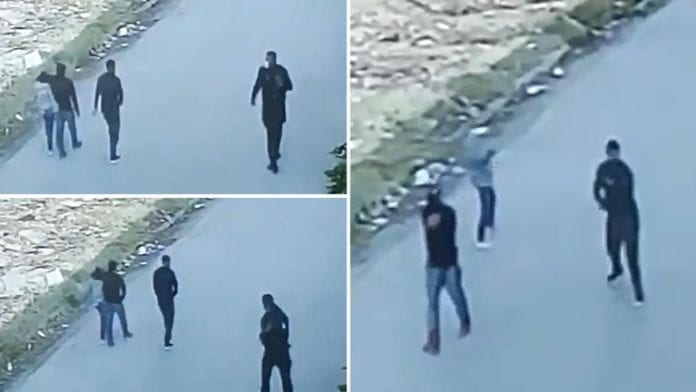 Videos: Miembros del Cártel del Noreste ejecutan a oficial de SLP por la espalda