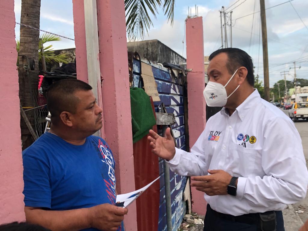 El candidato ciudadano a la Diputación Federal por el Distrito Electoral 03 de la alianza Va por México, Eloy Peniche, propuso aprobar el ingreso mínimo vital, que ayudaría a la población a enfrentar una contingencia, como el Covid-19.