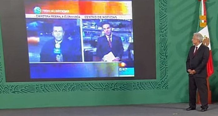 AMLO transmitió este día el montaje de Carlos Loret de Mola y García Luna del caso de la francesa Florence Cassez