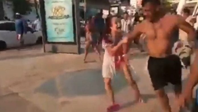 Se enfrentan en Playa Caleta turistas de Tepito contra acapulqueños
