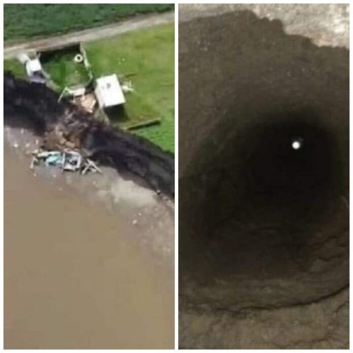 Hoyos socavón de Puebla