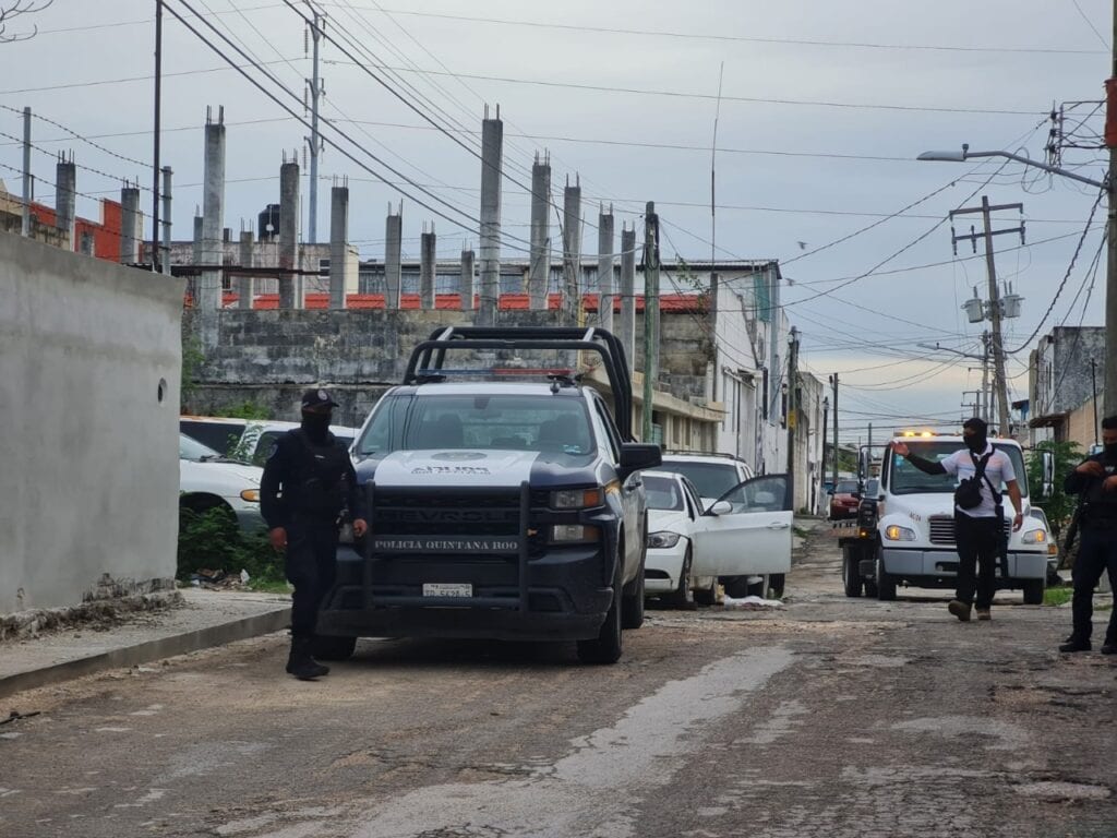 operativo en deshuesadero