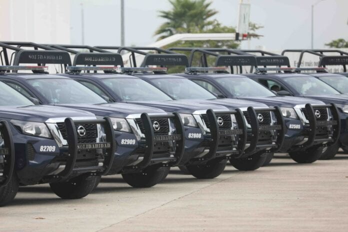 Autoridades presentan las 25 nuevas patrullas que tendrá Playa del Carmen; de esta manera se refuerza la seguridad de turistas y locales