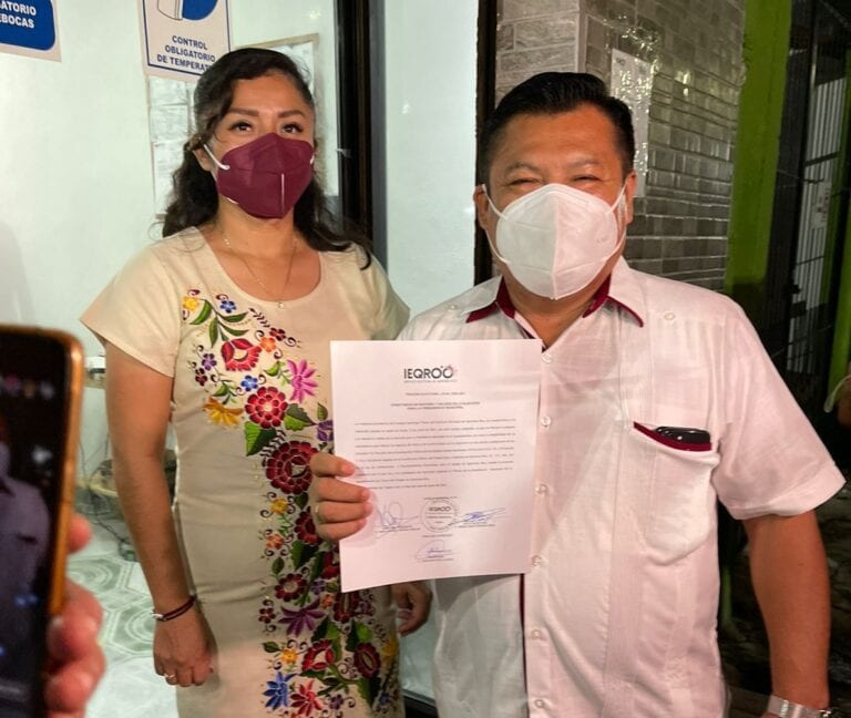 Oficializa IEQROO triunfo de Marciano Dzul Caamal en Tulum