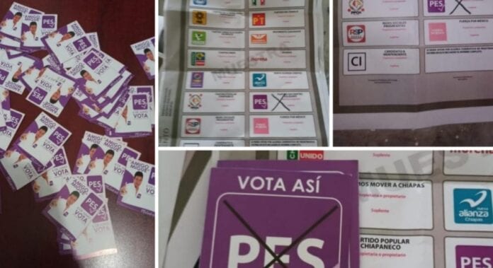 Al detenerlos e inspeccionar la unidad, las autoridades encontraron: 364 boletas electorales apócrifas, propaganda electoral, 6 mil 500 pesos en efectivo, dos credenciales de elector, 60 fotocopias de credenciales de elector, y formatos de diversos programas sociales. Las tres personas detenidas fueron identificadas como: Eray “N”, Yovanni “N” y Beatriz Adriana “N”, tras su aprehensión fueron puestos a disposición del Ministerio Público adscrito a la Fiscalía de Distrito Fraylesca, donde se determinará su situación jurídica. La Fiscalía de Delitos Electorales dará seguimiento a las investigaciones sobre estos hechos.