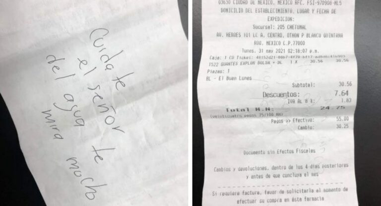 'El señor del agua te mira mucho': Denuncian acoso en Chetumal a través de un ticket