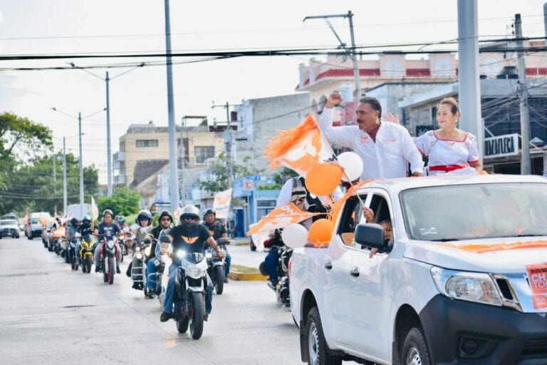 “Chano” Toledo cierra campaña con mega caravana en Solidaridad e invita a votar por Movimiento Ciudadano