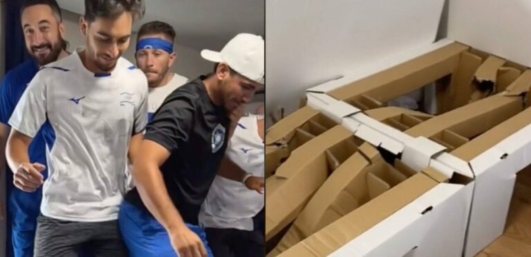 ¿Cuántos atletas olímpicos se necesitan para romper una ‘cama antisexo’? Israelíes lo descifran