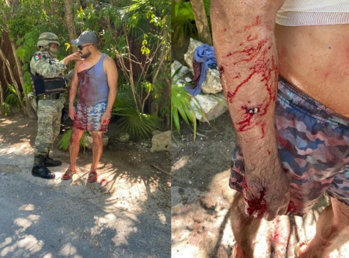 Balean a jefe de seguridad privada en la zona costera de Tulum; le dan ocho tiros