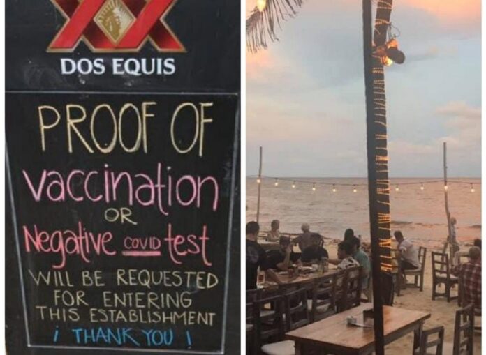 Exige Zenzi Playa del Carmen vacuna o prueba negativa de Covid para poder entrar