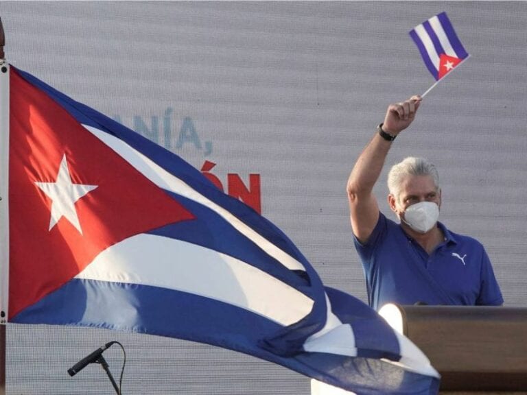 “Lo que está viendo el mundo de Cuba es una mentira” asegura el presidente Díaz-Canel