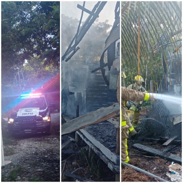 ¡Tragedia en Cozumel! Incendio consume refugio de indigentes