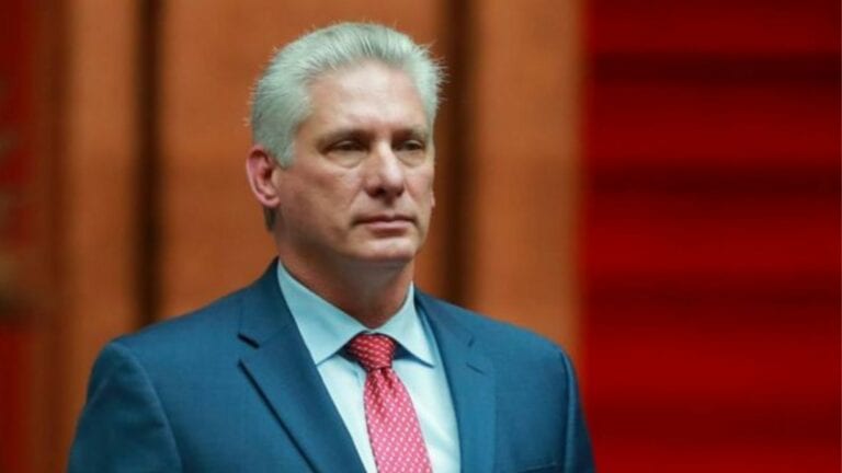 Díaz Canel acusa a EE.UU de provocar estallido social en Cuba