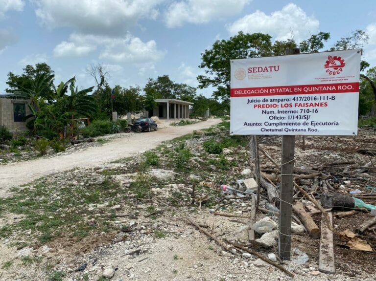 Demuestra Unión General Obrera posesión legítima del predio “Los Faisanes”