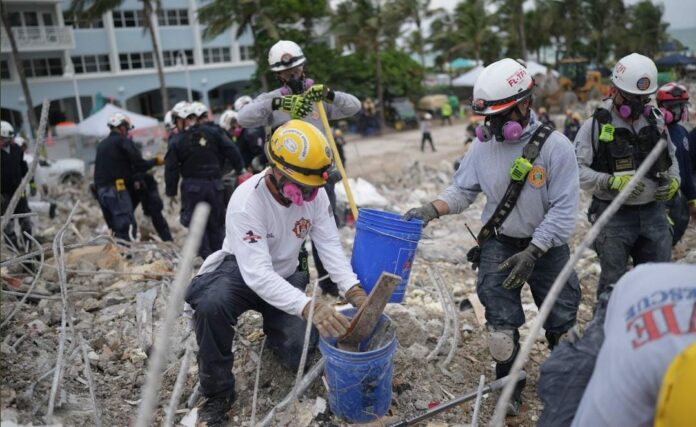 Siguen las labores tras la tragedia del edificio de Miami colapsado; se hallaron más restos; ya son 46 los fallecidos confirmados
