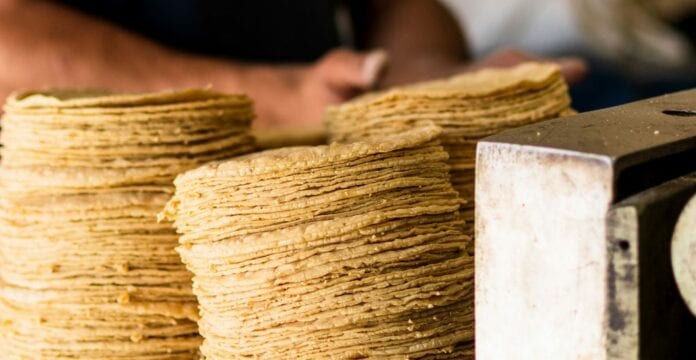 Sobrepasa los 20 pesos el kilo de tortilla en mayor parte del territorio nacional, de acuerdo con Profeco