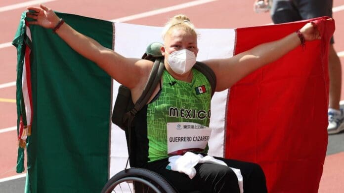 Mexicana Rosa María Guerrero gana bronce en lanzamiento de disco en Paralímpicos