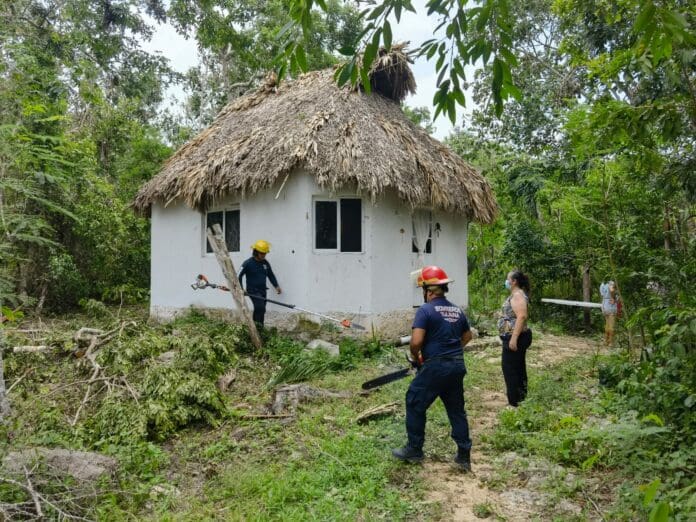 Continúan las labores de recuperación en Tulum tras el paso del huracán