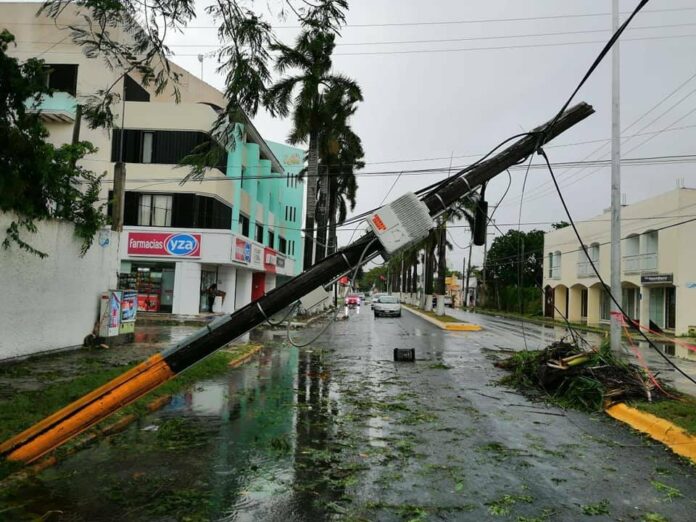 También Yucatán se quedó sin luz por Huracán Grace