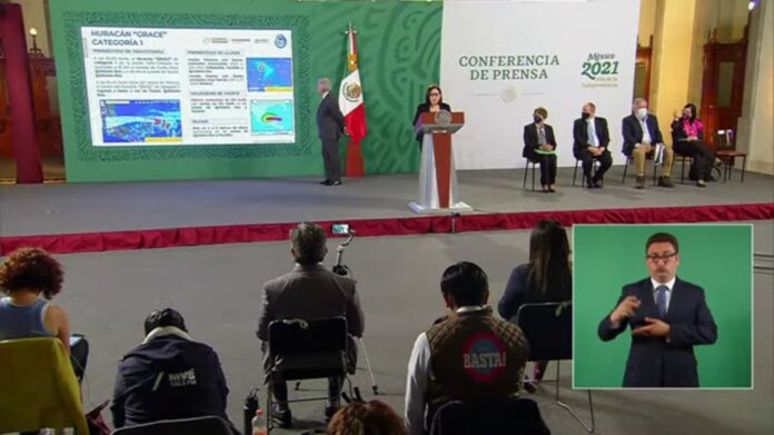 Refuerzan acciones ante presencia de Huracán “Grace” en Quintana Roo